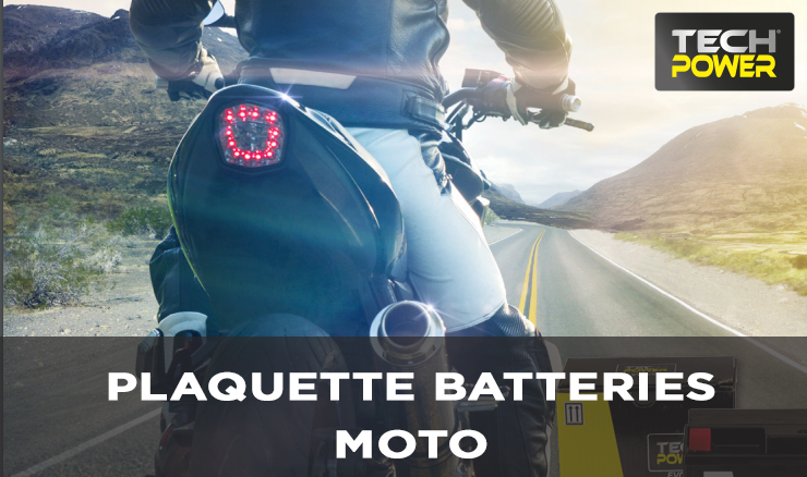 PLAQUETTE BATTERIES MOTO