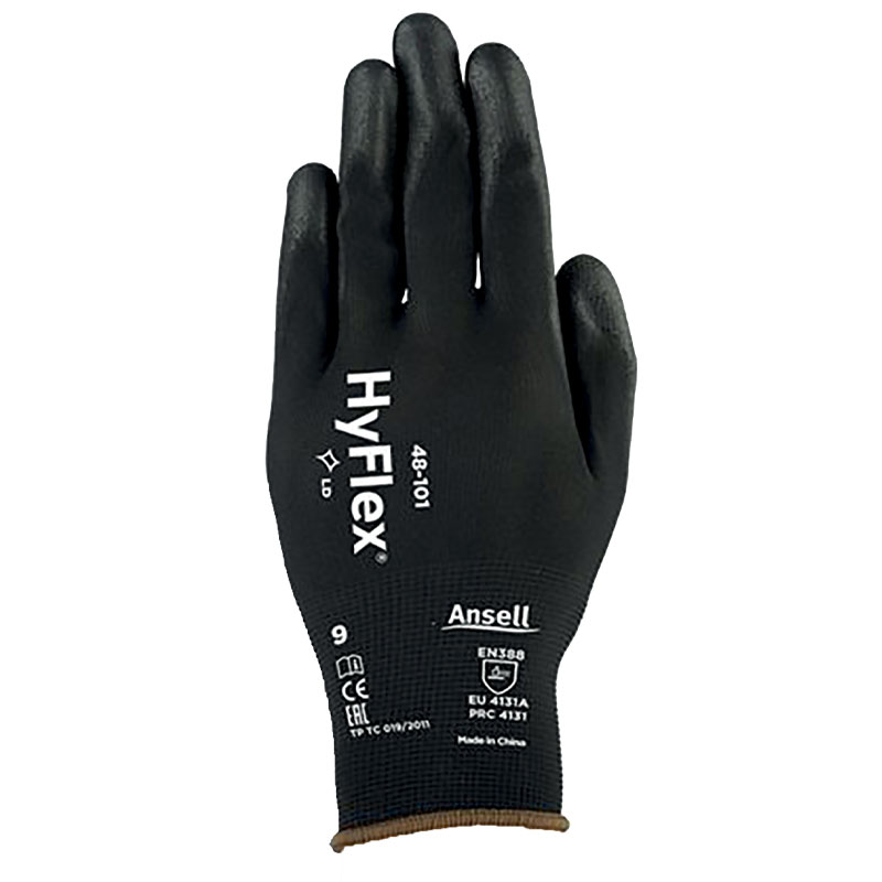 Gants d'atelier / mécanicien en nitrile noir jetables (X100) - Tech2Roo